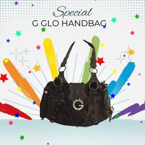 Brown G Glo Purse with leather straps: Stylish and functional, Medium purse